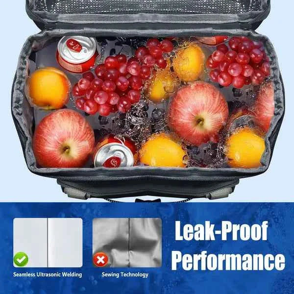 1Pc Cooler Backpack 36 Can Leakproof Insulated Cooler Backpack With 25L/6.6Gal For Picnic Camping Beach Hiking Fishing Travel
