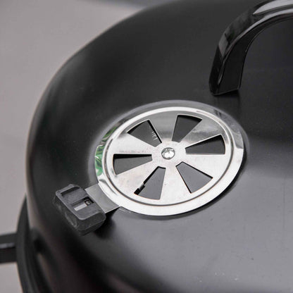 3-in-1 Vertical Charcoal BBQ Smoker Grill with 2 Cooking Areas and Thermometer