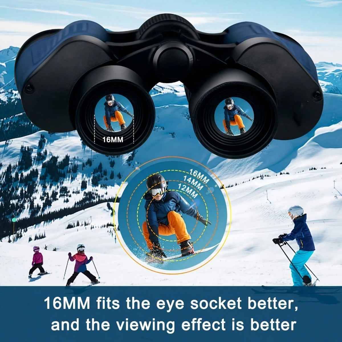 1PC Binoculars 60x60 Binoculars With Night Vision, Binoculars High-Powered Telescope Coordinate Hig