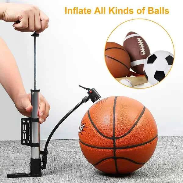 Mini Bike Pump Portable Bicycle Tire Inflator Ball Air Pump W/ Mount Frame For Mountain Road Bike