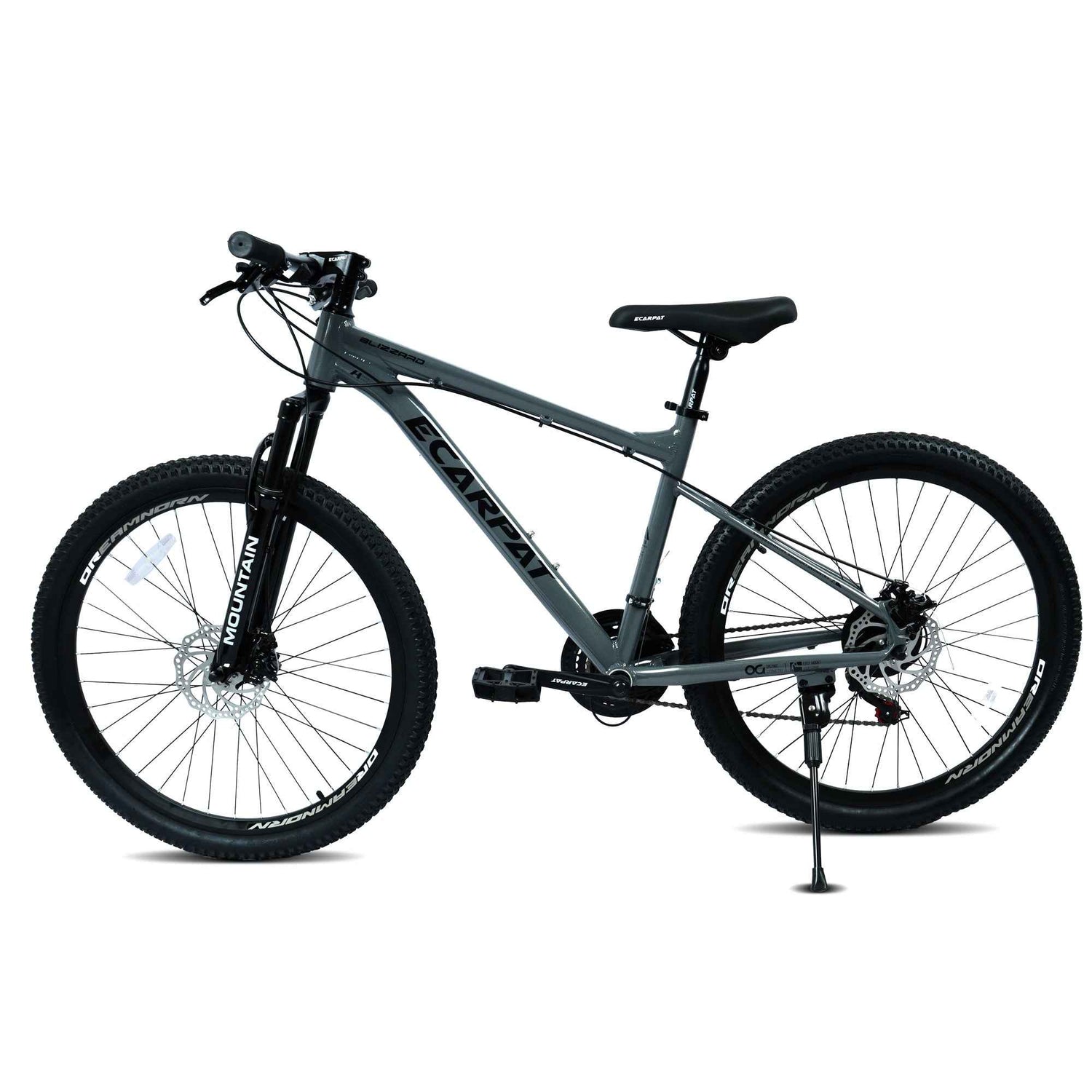 A26317 KIAPALNO 26 Inch All-Terrain Mountain Bike With Disc Brakes 21-Speed Drivetrain &amp; Durable Carbon Steel Frame Ideal For Men And Women, Perfect For Trail Riding And Touring
