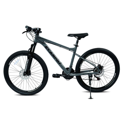 A26317 KIAPALNO 26 Inch All-Terrain Mountain Bike With Disc Brakes 21-Speed Drivetrain &amp; Durable Carbon Steel Frame Ideal For Men And Women, Perfect For Trail Riding And Touring